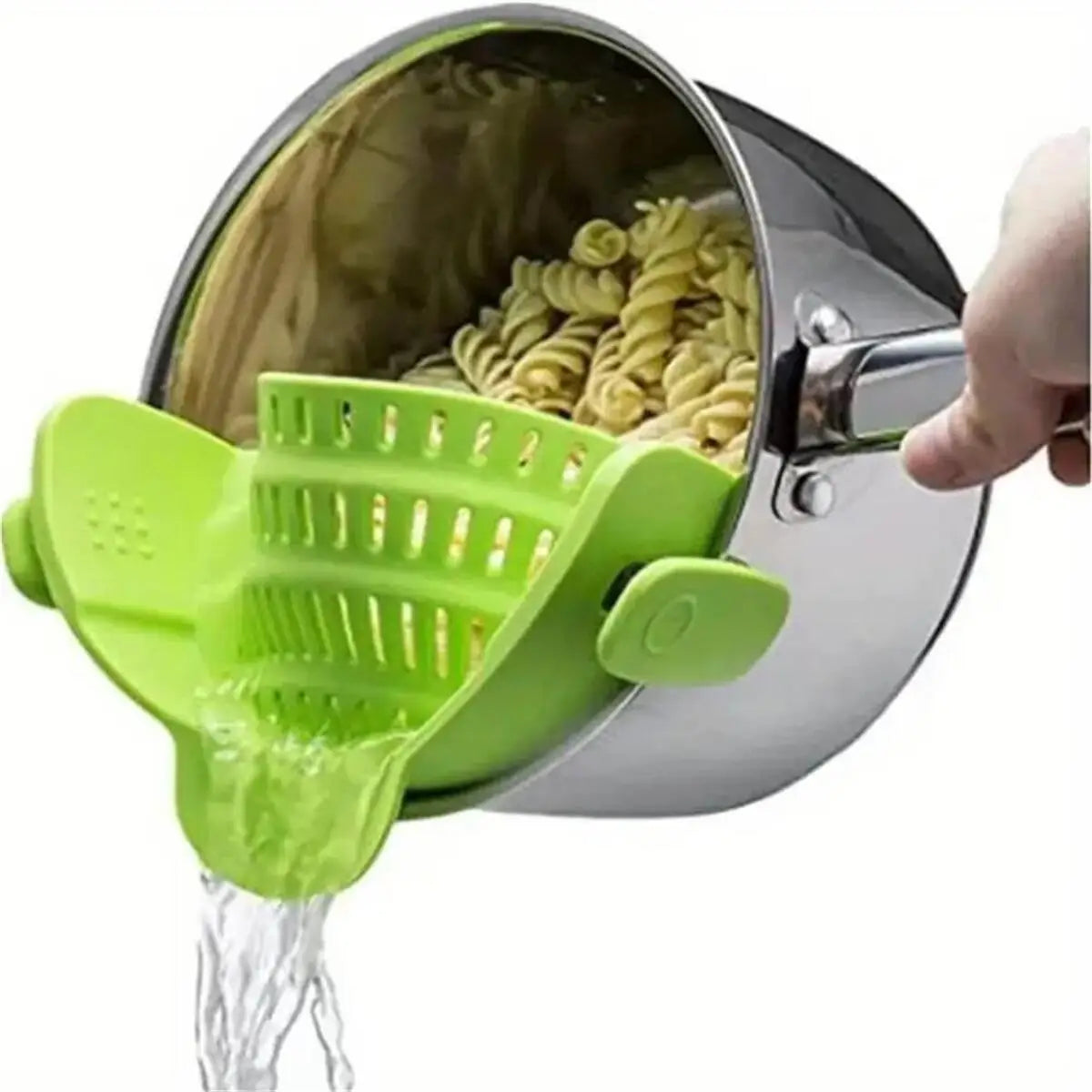 1 pièce, passoire, passoire à casseroles, passoire à Clip réglable pour casseroles et bols, passoire à casseroles de cuisine