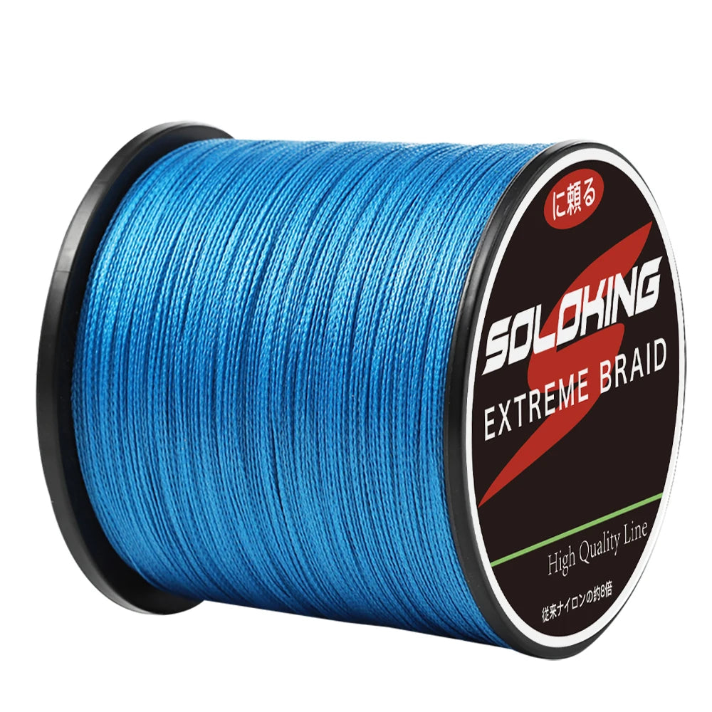 SOLOKING 300M PE tressé ligne de pêche 10LB-80LB Super fort japonais Multifilament mer ligne de pêche carpe truite bar ligne
