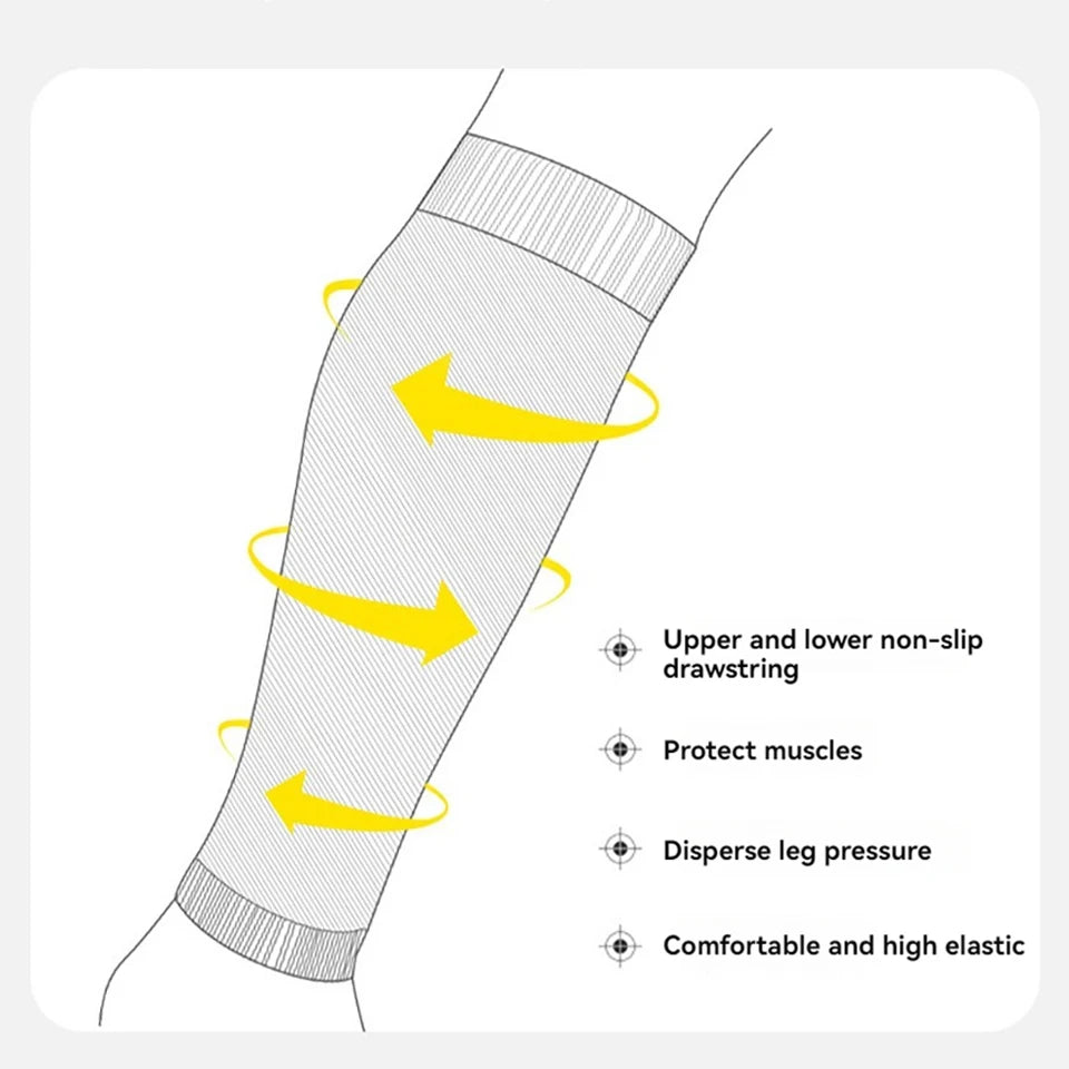 Chaussettes de football avec attelle de jambe — sport respirant, protège-tibia, enfants et adultes