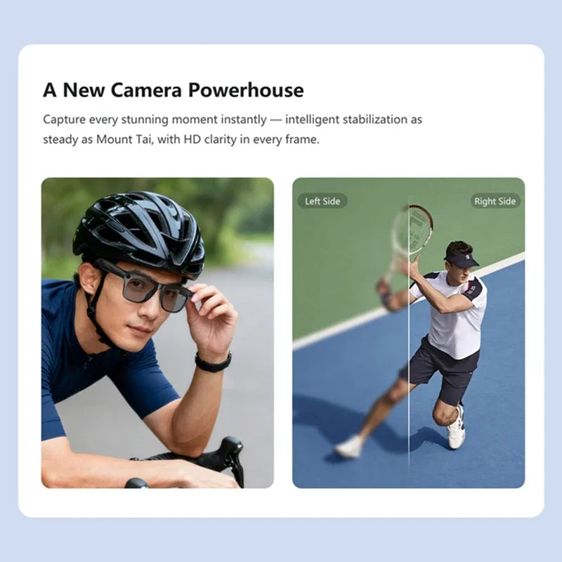 Lunettes intelligentes AI 8K HD photochromiques — Bluetooth, caméra, appel, musique, traducteur