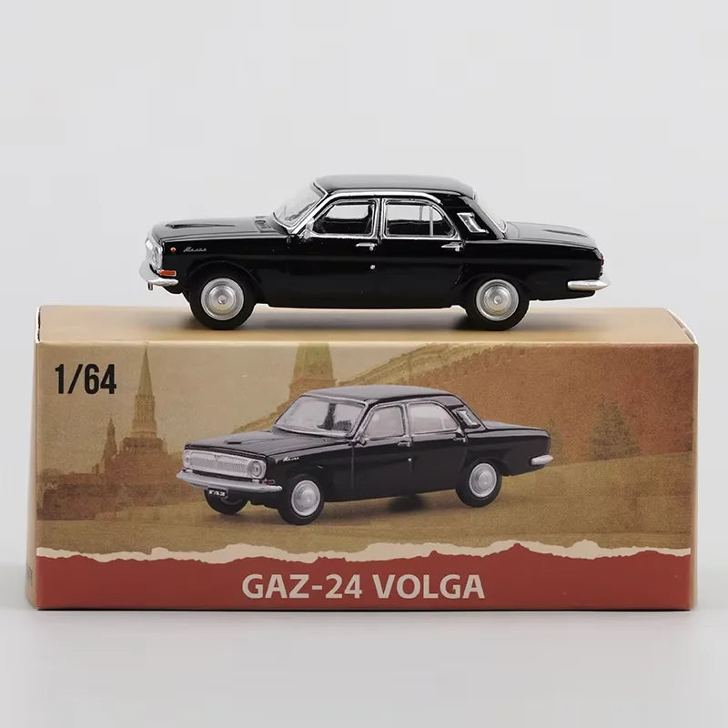 Modèle de voiture soviétique 1:64 en alliage — ornement, souvenir, collection, cadeau de loisirs (v2)