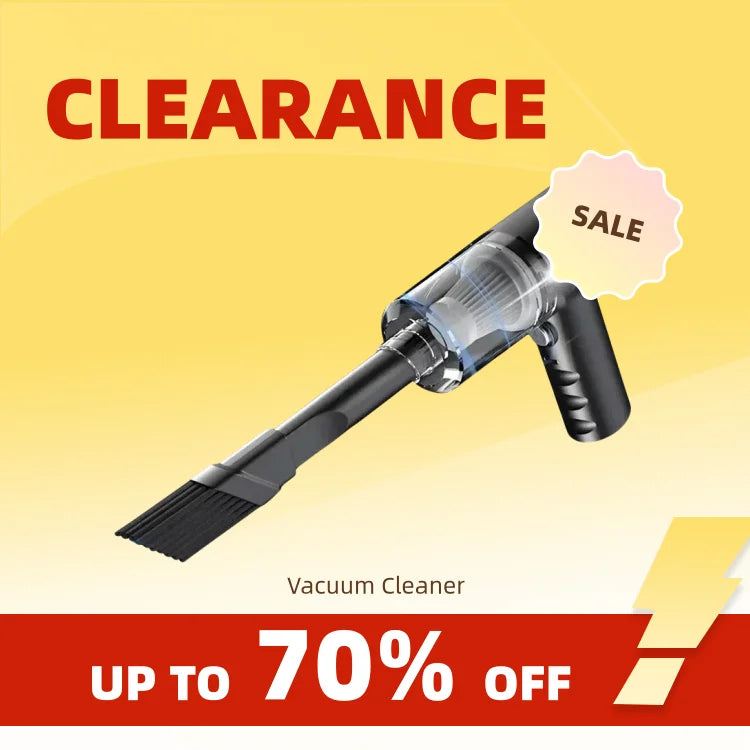 Clearance_Portable Cordless Car Vacuum Cleaner Dual-use Wireless Vacuum for Home and Car High Power 120W Powerful Vacuum Cleaner