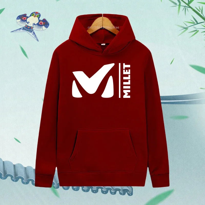 Sudadera con capucha para mujer, de moda, con estampado de letras gráficas, sudadera holgada, informal, estilo Harajuku, ropa con capucha
