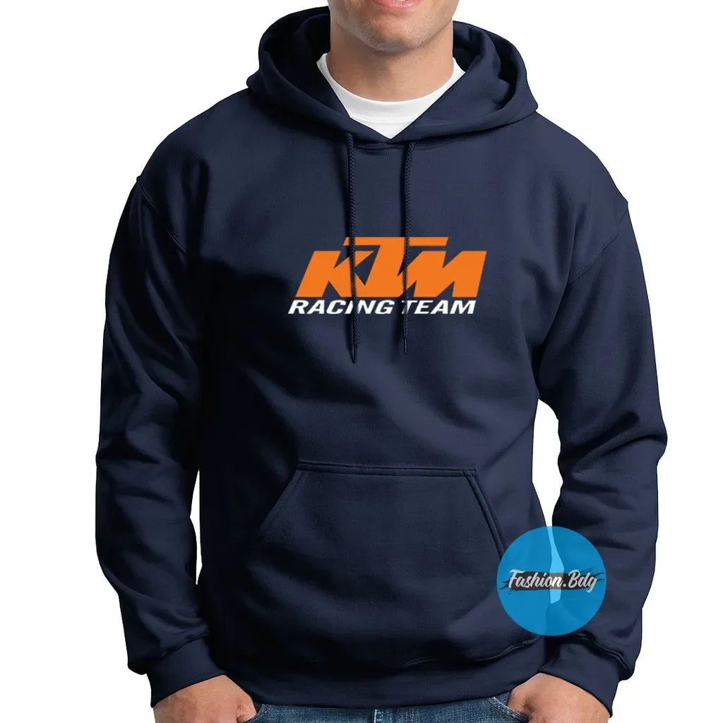 Sweat-shirt à capuche streetwear moto pour hommes et femmes — tendance, sport, pulls