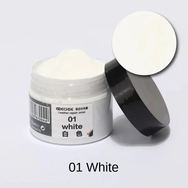 Car Leather Repair Kit, Liquid Skin Recoloring Balm, No Heat Repair Tool, Auto Seat Holes, Scratches, Cracks, Rips, Shoes Restoration Set