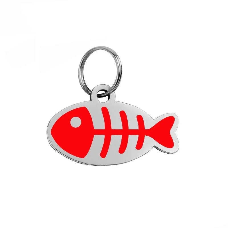 Placa de identificación personalizada para perro, etiquetas de identificación personalizadas de pata de cachorro, grabado de nombre gratis, colgante antipérdida, etiquetas para gatos, accesorios para perros y mascotas