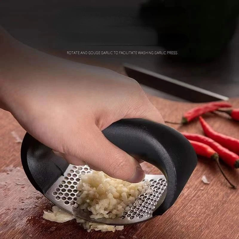 Presse-ail manuel en acier inoxydable, hachoir à ail, outil pour hacher l'ail, outils pour fruits et légumes, accessoires de cuisine, Gadget