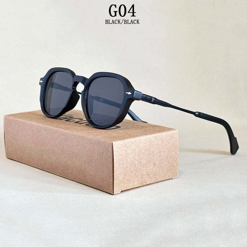 Lunettes de soleil ovales pour hommes vintage — femmes, mode, 2025
