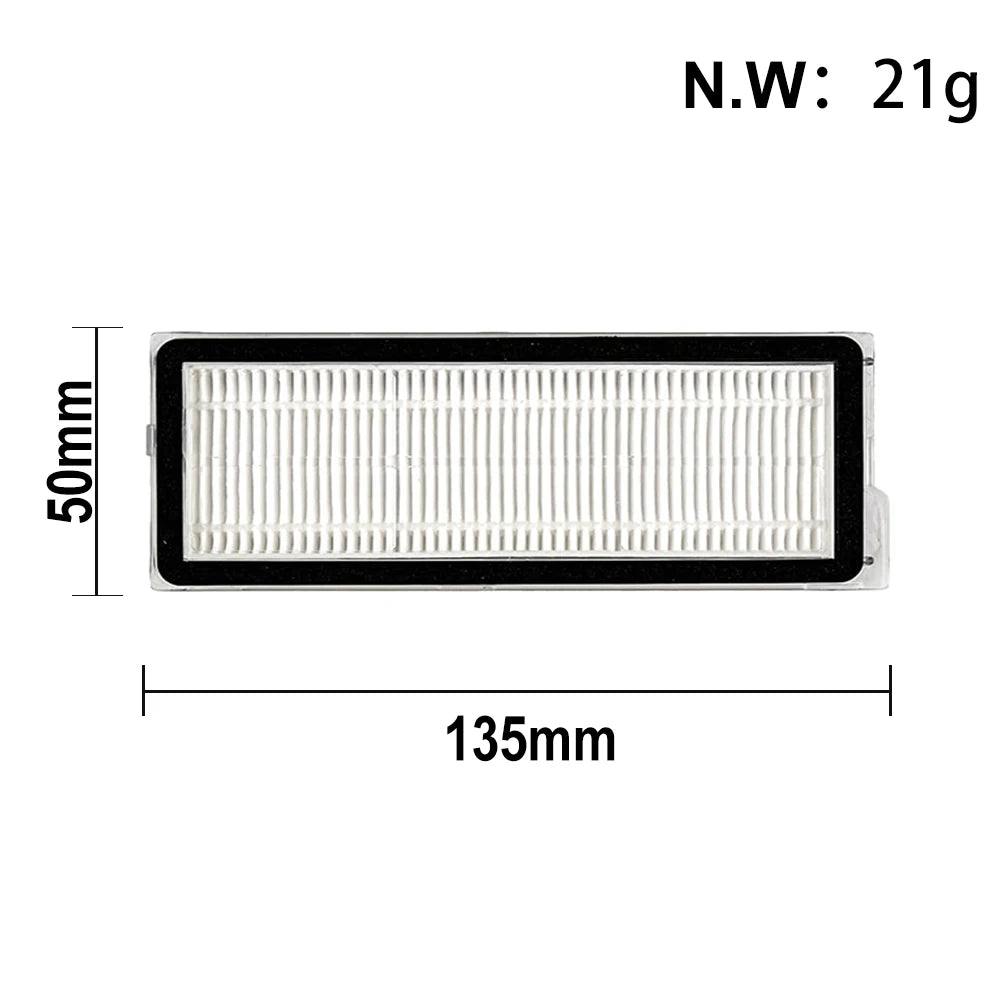 Replacement Accessories for Roborock P10 Pro/Q Revo Pro/Q Revo S/Q Revo MaxV/QRevo Plus Robot Vacuum Cleaner, HEPA Filter Parts
