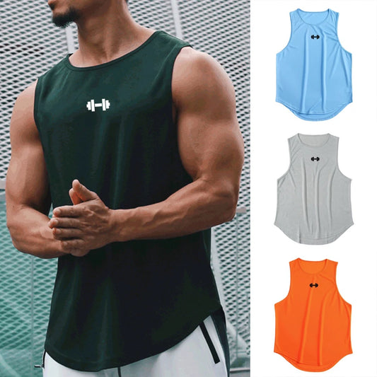 Débardeur Gym Homme — Fitness Musculation Séchage Rapide Basket-Ball