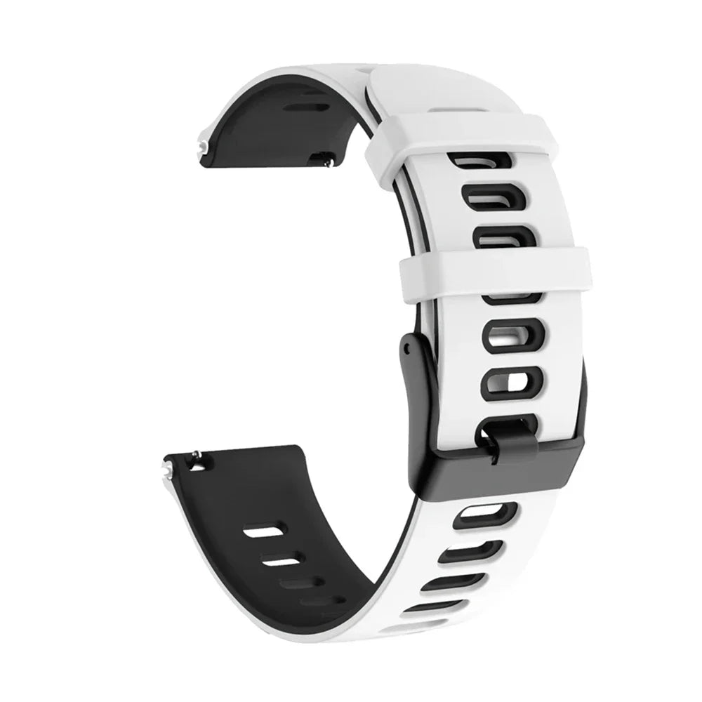 Bracelet de montre en silicone 20mm/22mm — compatible smartwatches, sport