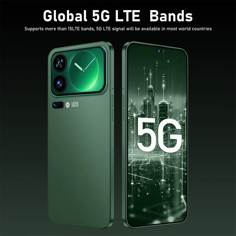 NOUVEAU HOT M17 Pro Max Smartphone 7.3HD Original Pas Cher 5G Double Carte Double Veille Téléphones Mobiles 7800mAh Android 15 Téléphones Mobiles