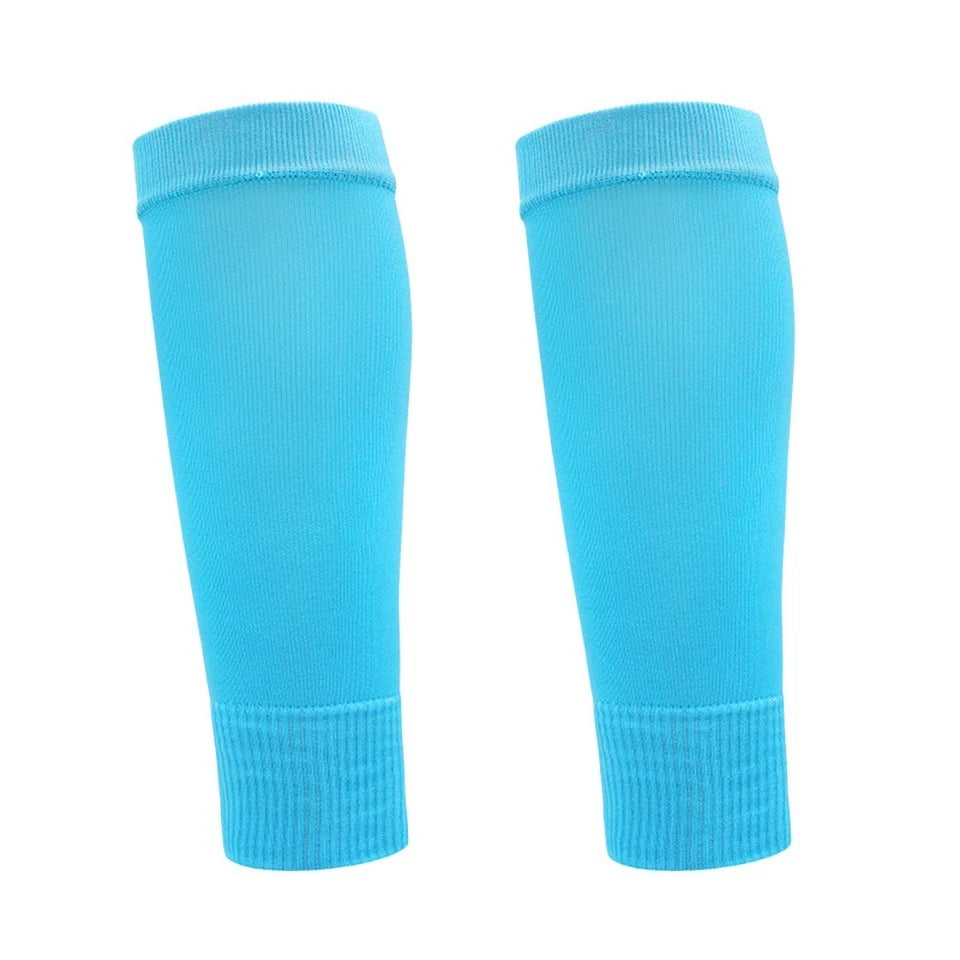 Chaussettes de football avec attelle de jambe — sport respirant, protège-tibia, enfants et adultes