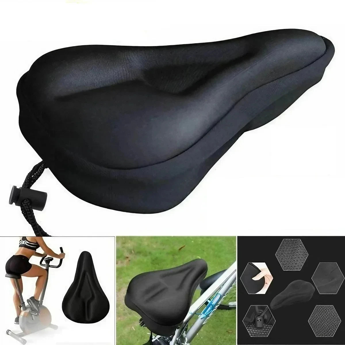 Housse de Selle Vélo — Protection Confort Cyclisme Universel
