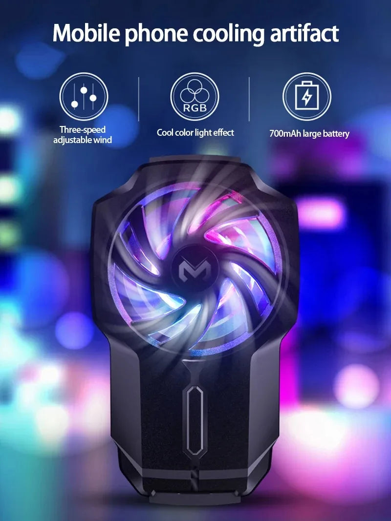 Refroidisseur téléphone clip arrière — gaming, accessoire, dissipateur de chaleur