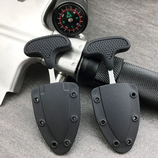 Coupe-collier multifonctionnel, coupe-câble de Camping en plein air, couteaux portables, couteau de collier suspendu, couteau de Camping Portable 1/2 pièces