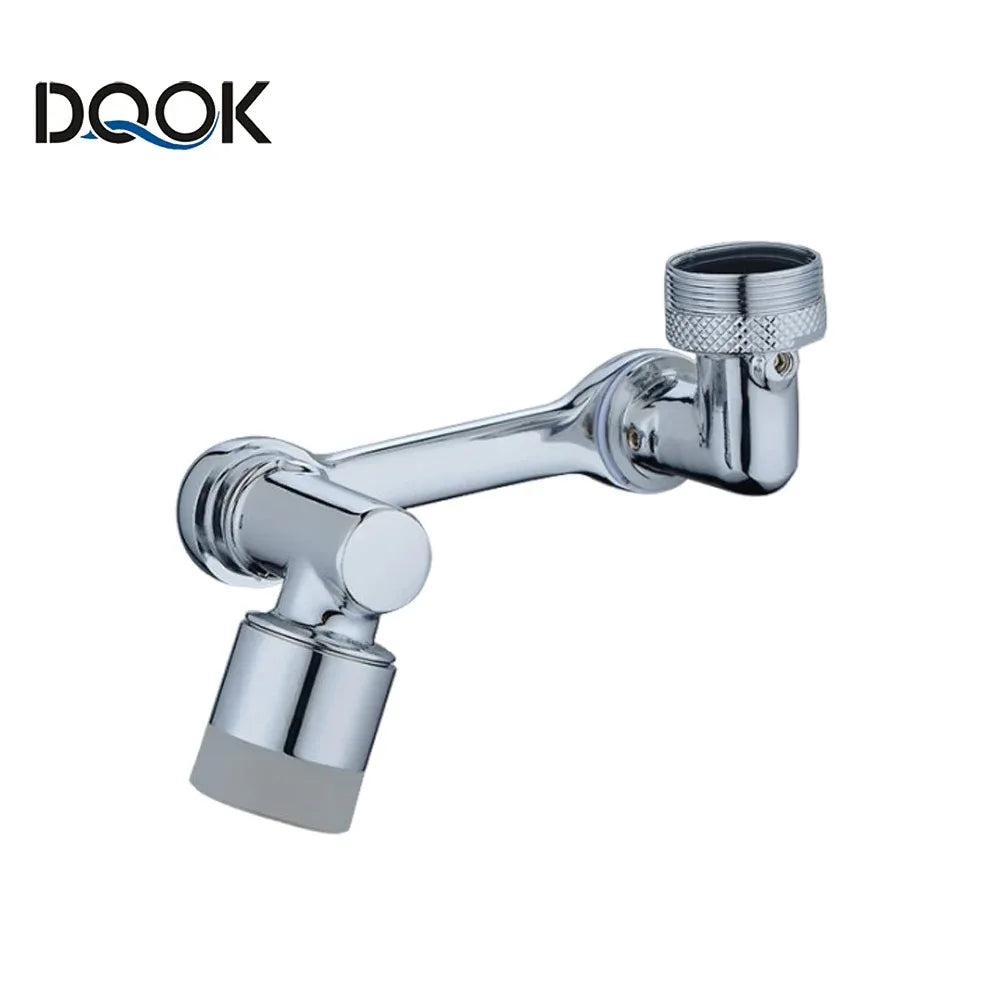 Universal 1080° ABS Robotic Rotating Faucet Extender, Kitchen Sink Faucet Aerator Extension, 2 Water Flow Modes