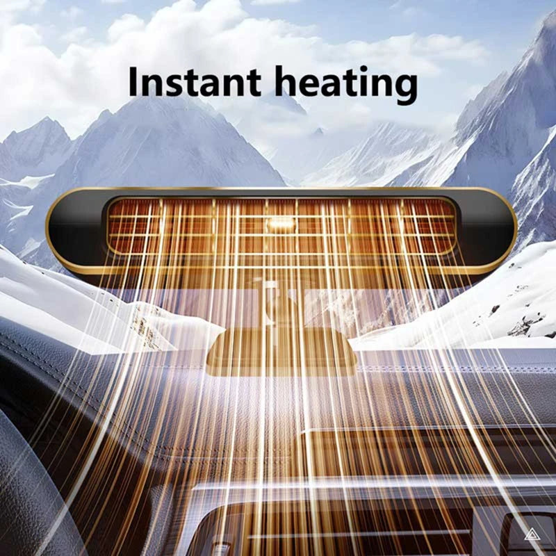 200W voiture électrique chauffage refroidisseur d'air ventilateur 12V Portable désembuage dégivreur ventilateur de chauffage sèche-brise désembuage accessoire 2026