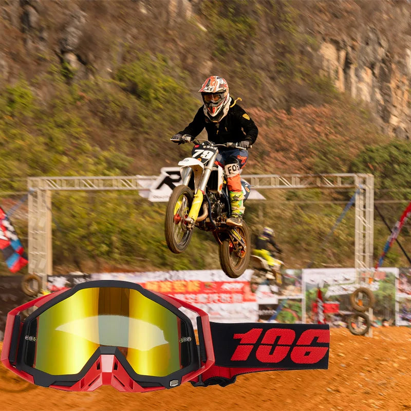 Motocross goggles, windproof and unbreakable glasses for ATV, UTV and off-road sports