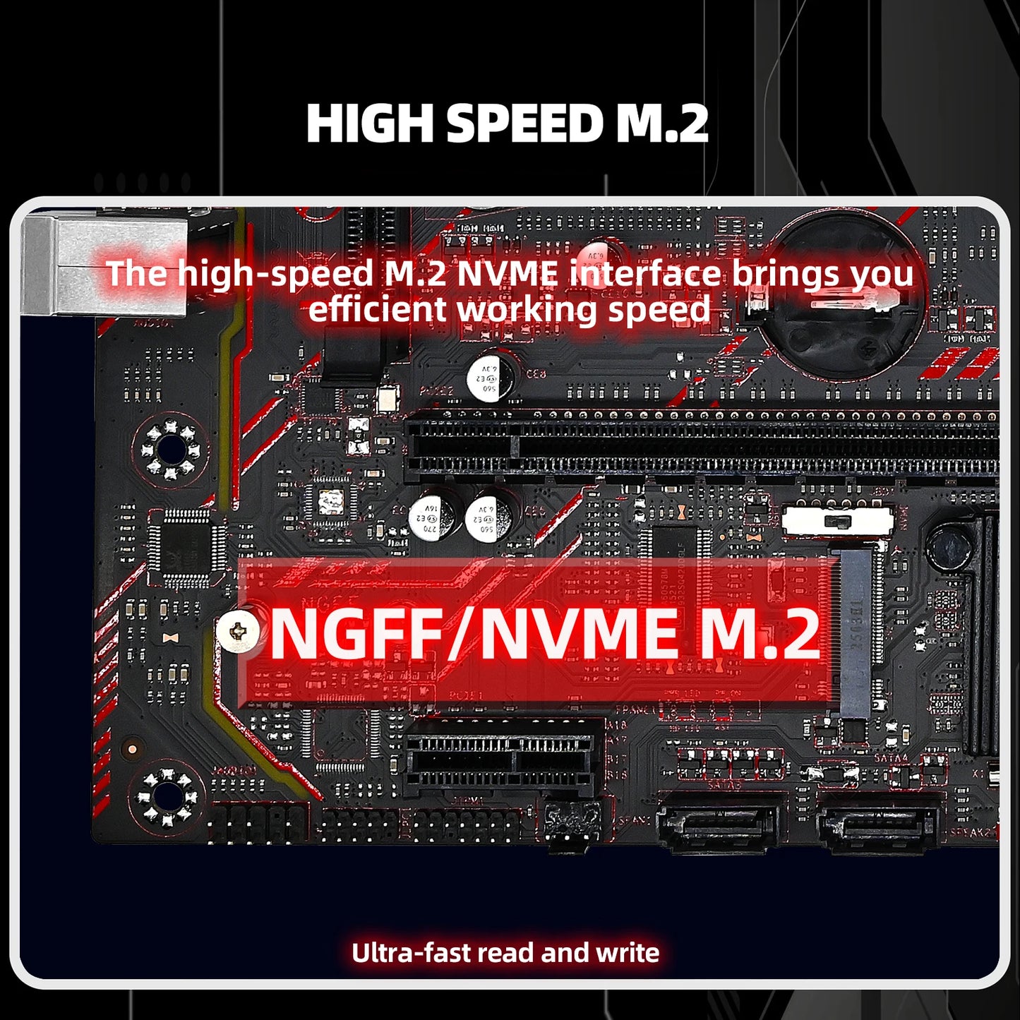 ZSUS X79 Kit de carte mère avec processeur Intel LGA2011 Xeon E5 2630 V2 DDR3 1*16GB ECC RAM mémoire prise en charge M.2 NVME Slot