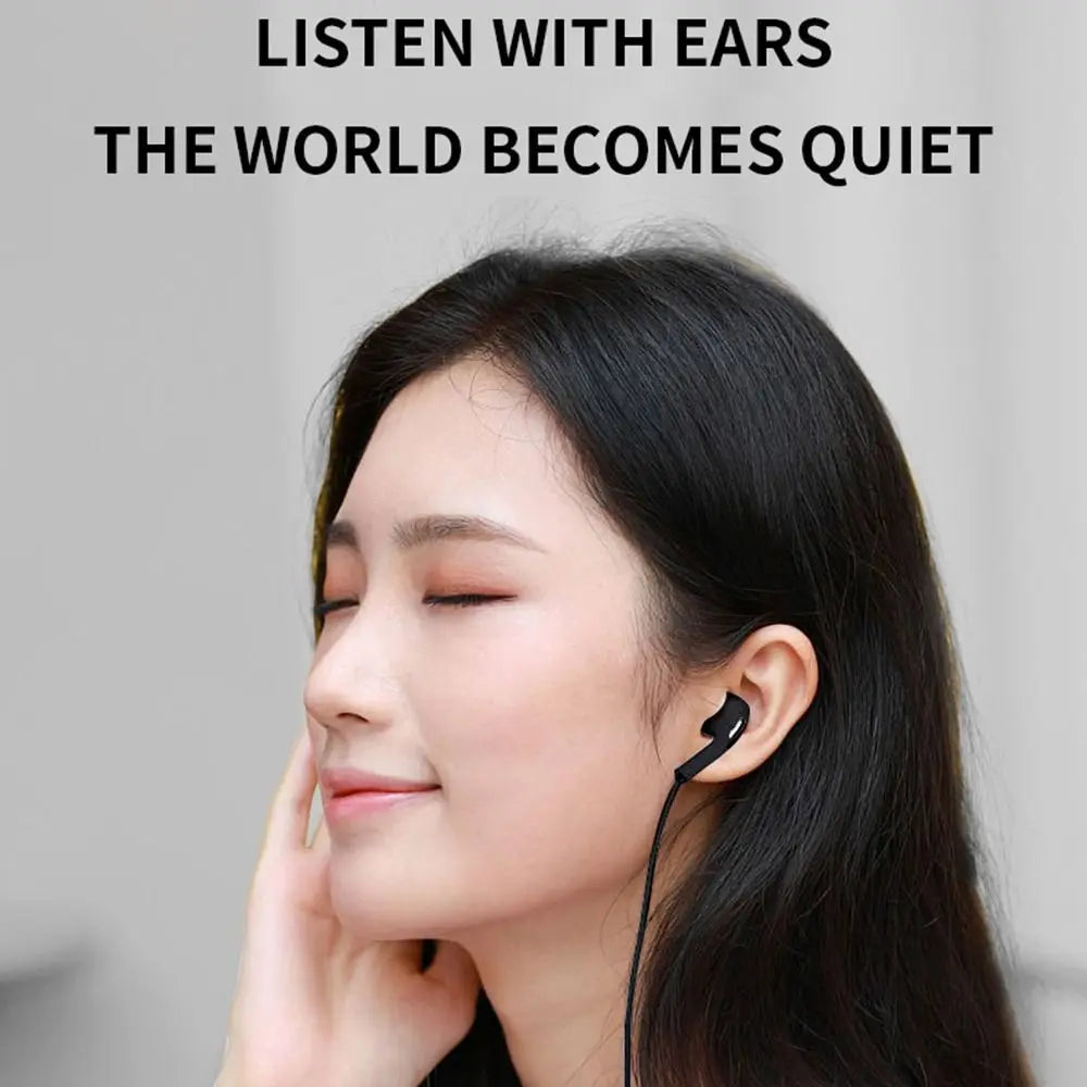 High-definition wired earphones with microphone, in-ear control, portable sports headset, wired earphones for mobile in the morning, 3.5mm