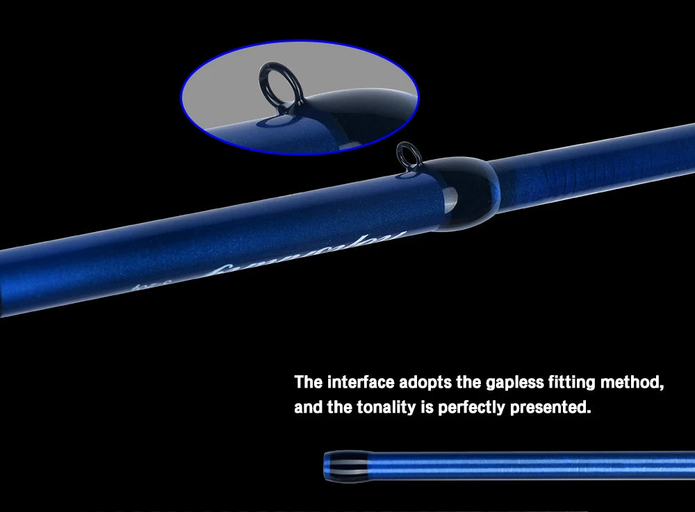 BIUTIFU-Cannes à pêche Baitcasting Spinning Travel Carbon, Mini Pole, Leurre ultraléger, Truite, 4/5 Sections, Considérant le poids, 5-20g