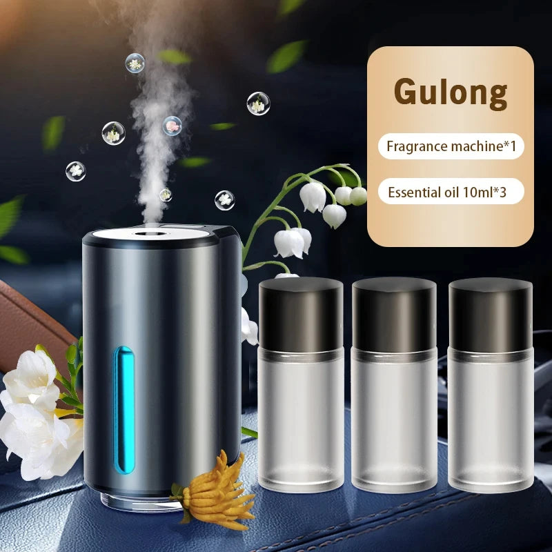 Diffuseur d'air électrique pour voiture, humidificateur d'arôme pour ventilation de voiture, brume d'aromathérapie, désodorisant pour enlever les odeurs, accessoires de voiture