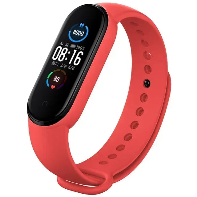 Watch Straps for Xiaomi Mi Band 7 6 5 4 3 Silicone Bracelet Wristbands MiBand 3/4 band5 band6 Smart Watch Accessories