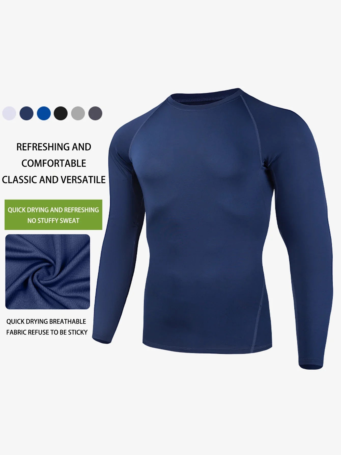 Las camisetas deportivas ajustadas de manga larga más vendidas de 2025, para ciclismo, carrera matutina, entrenamiento de pista, baloncesto