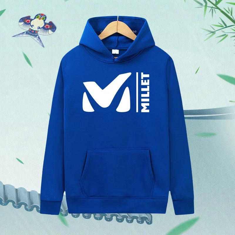 Sudadera con capucha para mujer, de moda, con estampado de letras gráficas, sudadera holgada, informal, estilo Harajuku, ropa con capucha