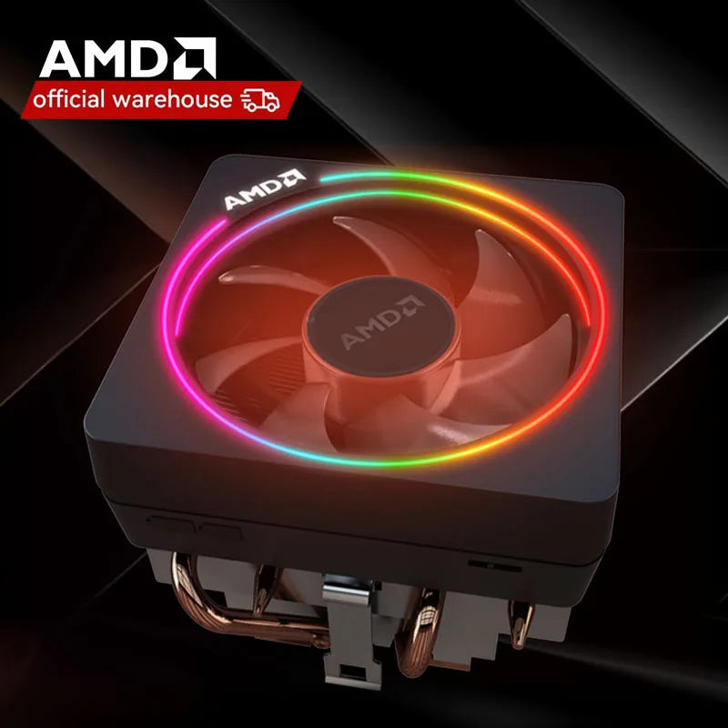 AMD nouveau Ryzen Wraith refroidisseur Wraith prisme ventilateur Original 4 broches peut prendre en charge R3 R5 R7 R9 CPU peut prendre en charge la carte mère AMD