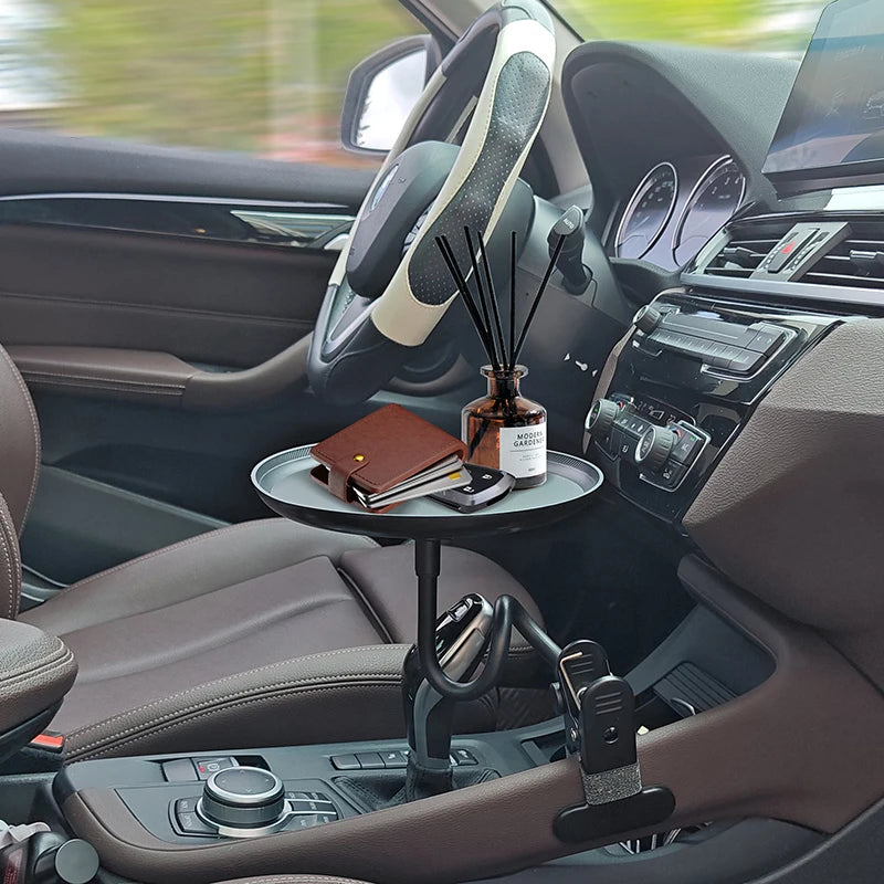 Porte-boissons polyvalent pour voiture, voyage, repas, escalade ronde pour la nourriture, les boissons et le téléphone, parfait pour les voyages en voiture, polyvalent