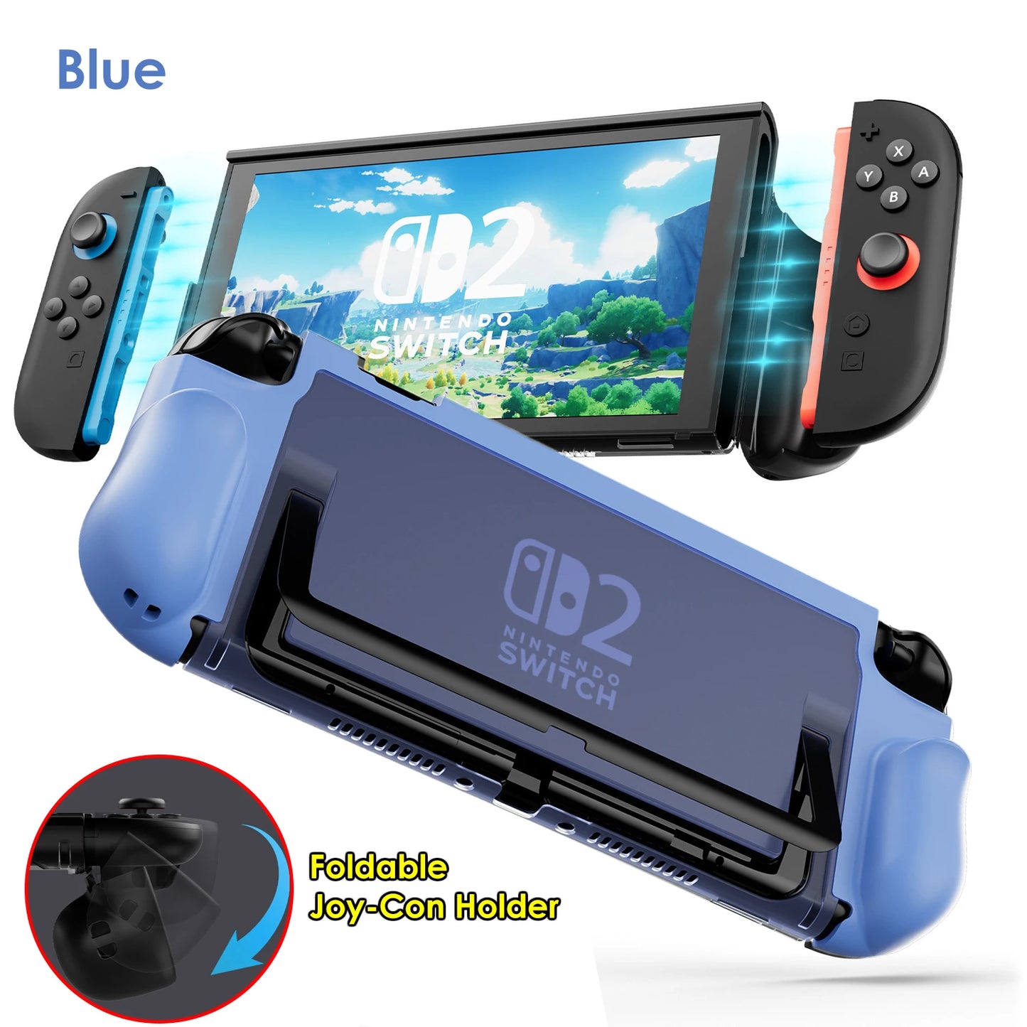Étui de protection pour console portable 2025 — housse TPU, anti-rayures, absorption des chocs, poignée ergonomique