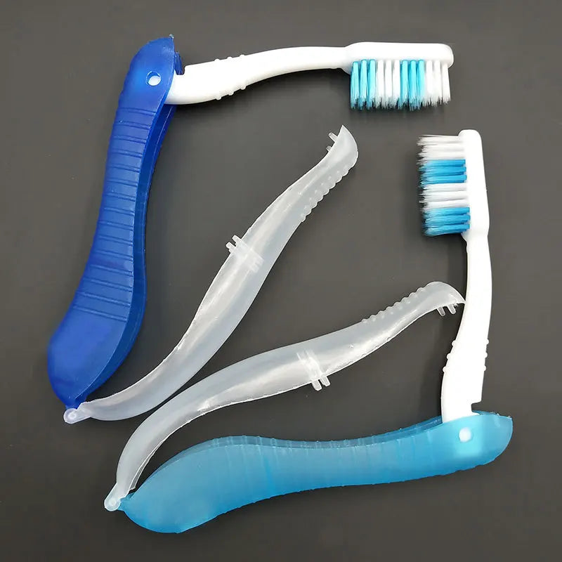 Hygiène buccale Portable jetable pliable voyage Camping brosse à dents randonnée brosse à dents outils de nettoyage des dents