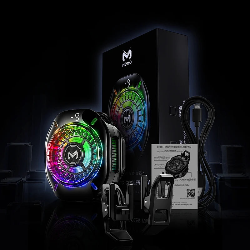 Refroidisseur téléphone portable USB — ventilateur gaming, streaming, dissipateur de chaleur