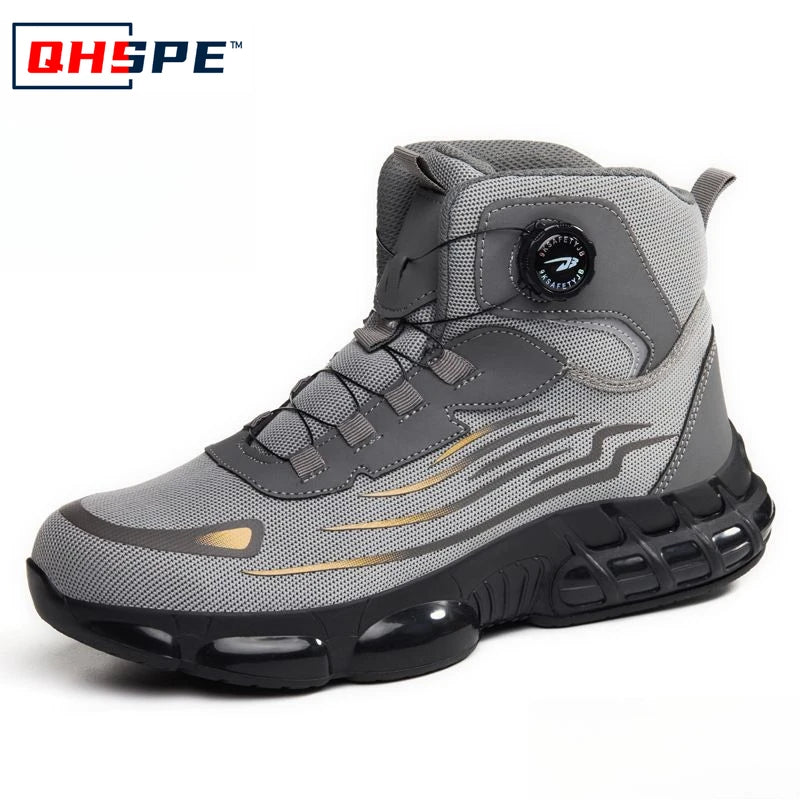 Chaussures de Sécurité Bouton Rotatif — Protection & Confort Travail