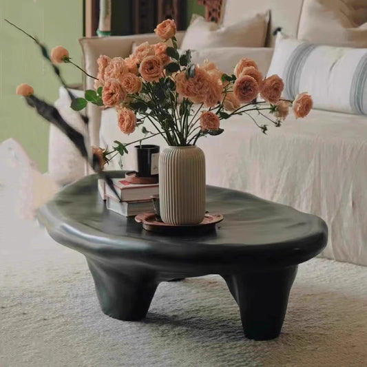 Minimalist Wabi Sabi Coffee Tables, Aesthetic, Luxury, Modern, Italian Glamour, Low Home Furniture