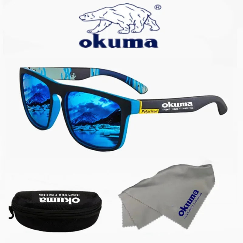 Okuma - Gafas de sol polarizadas para hombres y mujeres, gafas de sol para caza, pesca, ciclismo, con caja opcional, UV400