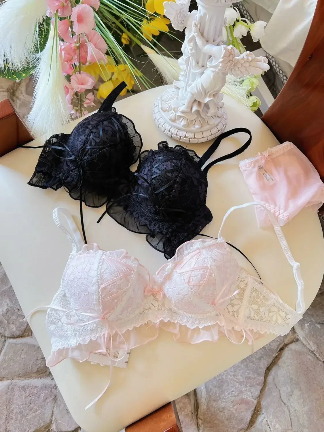 Soutien-gorge Push-Up Lolita Dentelle — Style Japonais Princesse