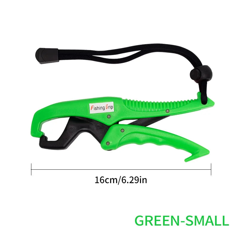 Pince à poisson ShareShark en plastique ABS blanc avec corde réglable, pince à lèvres flottante, outils de pêche