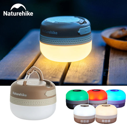 Naturehike – outils d'extérieur, lampes de camping, lampe de poche portable pour randonnée, lampe de tente, étanche IP44, lampes magnétiques, 5 effets d'éclairage