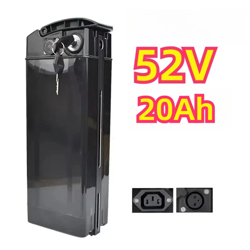 Nueva batería Silverfish de 48 V 52 V para bicicleta eléctrica 30 Ah 20 Ah 17 Ah baterías de alta capacidad celdas 18650 potencia 500-2000 W