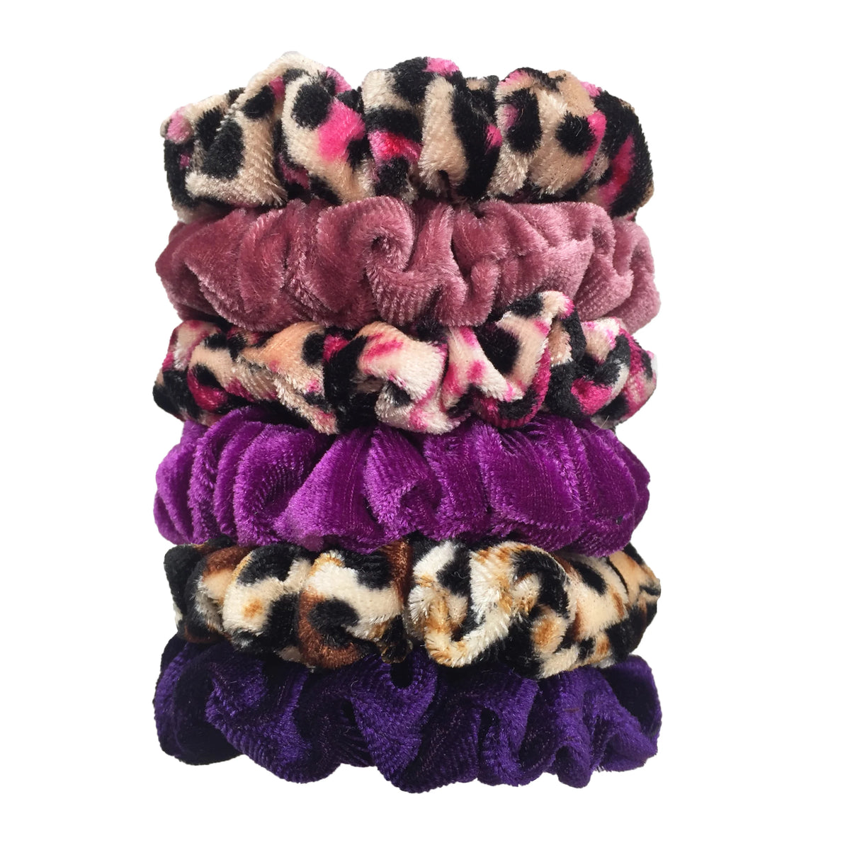 24/50/6 piezas de coleteros para mujer, accesorios de boutique de terciopelo, bonito estampado de leopardo, banda elástica de alta calidad, cinta para el pelo, lazo para cola de caballo