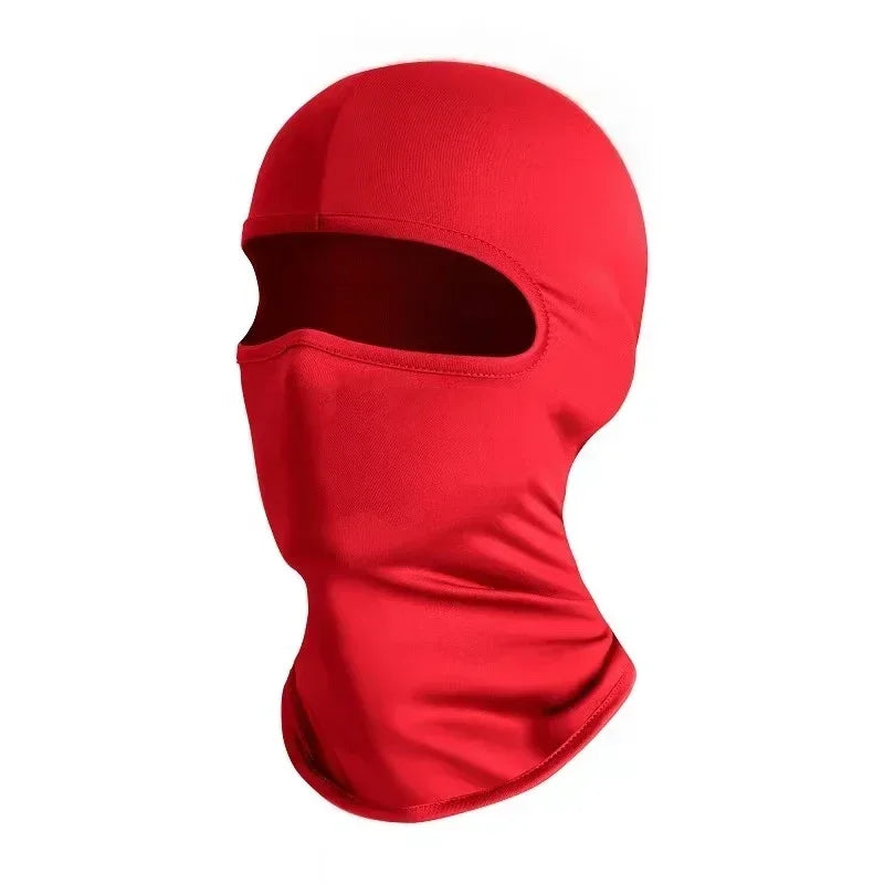 Masque en soie glacée unisexe, 1 pièce, pour moto, pêche, vélo, coupe-vent, écharpe d'été, couvre-visage pour hommes et femmes