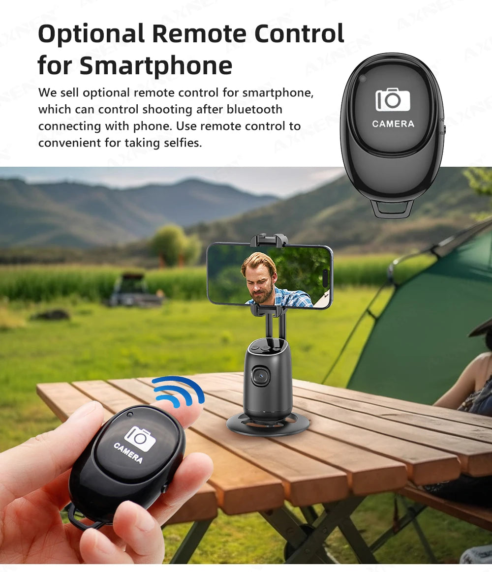 P05 — Stabilisateur Smartphone Suivi IA 360° Support Table Live & Vidéo