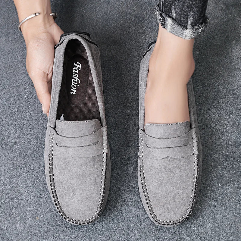 Mocassins en Daim pour Homme — Style Élégant & Confort