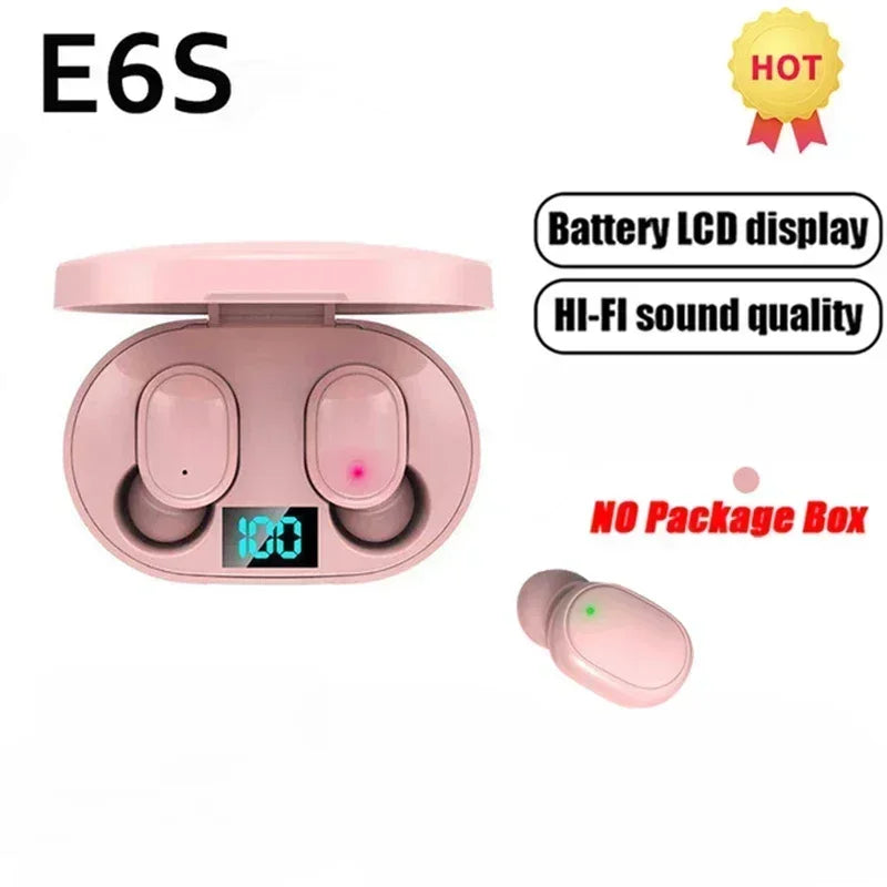 Écouteurs Bluetooth sans fil TWS — antibruit, contrôle tactile, stéréo, étanche, avec microphone
