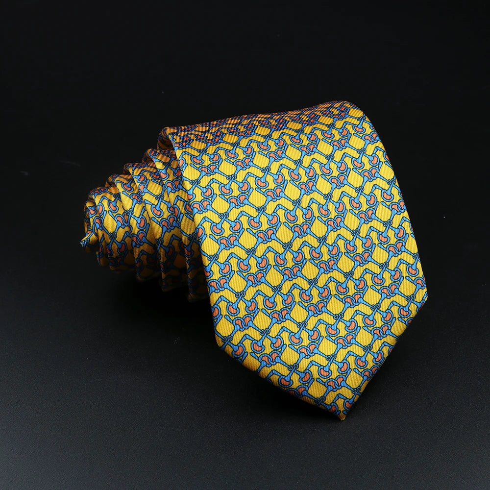51 Estilos hombres corbatas de seda Jacquard a rayas a cuadros corbata floral accesorios uso diario camisa traje corbata regalo de fiesta de boda