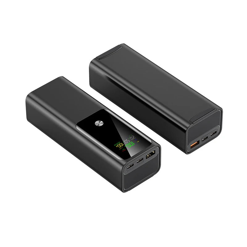 Boîtier de chargeur de batterie DIY PD 100W à charge rapide pour 4 batteries polymère 21700 20000mA, boîte de banque d'alimentation pour Macbook, soudure nécessaire