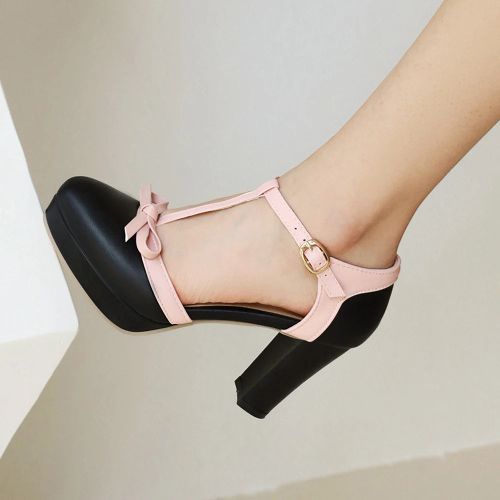 Escarpins à Talons Hauts Bout Rond Femme — Élégance & Confort